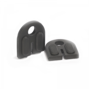 Rozsdamentes acél D típusú üvegbilincs lemezzel