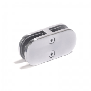 Rozsdamentes acél 180 fokos középső D típusú üvegbilincs