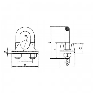 Olaszország Típus Drop Kovácsolt drótköteles csipesz