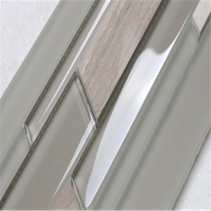 HSD132 Modern dekoratív csík konyha üveg kerámia Backsplash fali csempe