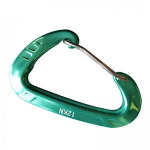 AC-01 típusú alumínium karabiner drótkapu