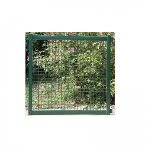 Braze-hegesztési kapu porbevonatú kerítés