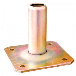 Állványzat alaplap sárga cinklemez cső 36mm