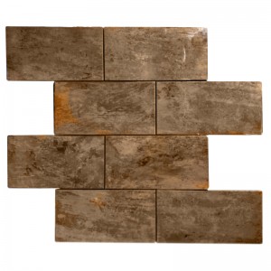 Réz Backsplash mozaik csempe fürdőszobához és dekorációhoz