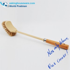 Akbrand WC-kefe strandfogantyú rozsdamentes acél gyűrűvel