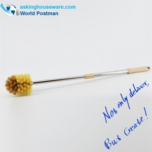 Akbrand WC-tál kefe elasztikus rozsdamentes acél cső