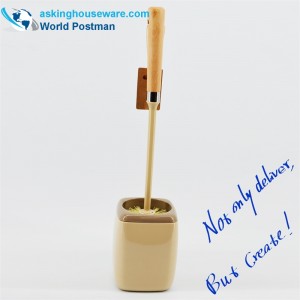 Akbrand WC-tál-kefe strandfogantyú négyzettartóval