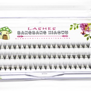 Forró eladás 10p gyökeres fáklya egyedi volumenű 3D szempilla meghosszabbítás