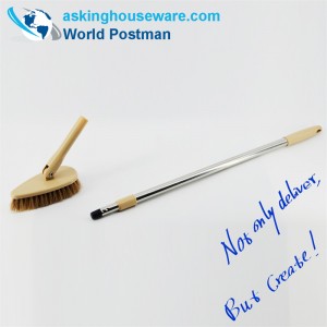 Akbrand hosszú fogantyú elasztikus padlókefe háromszög alakú fej