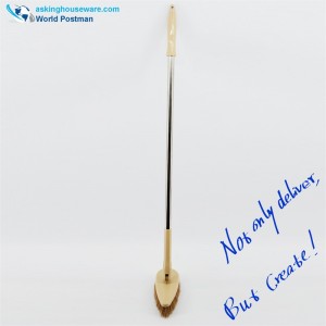 Akbrand padlókefe hosszú, nem nyújtható rozsdamentes acél cső háromszög alakú fejjel