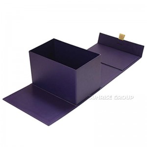 Elegáns, elegáns papírnyomtatás, hajtogatott mágneses záró doboz