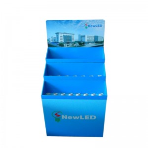 2019Magas minőségű egyedi padlópapír-karton kijelző állvány