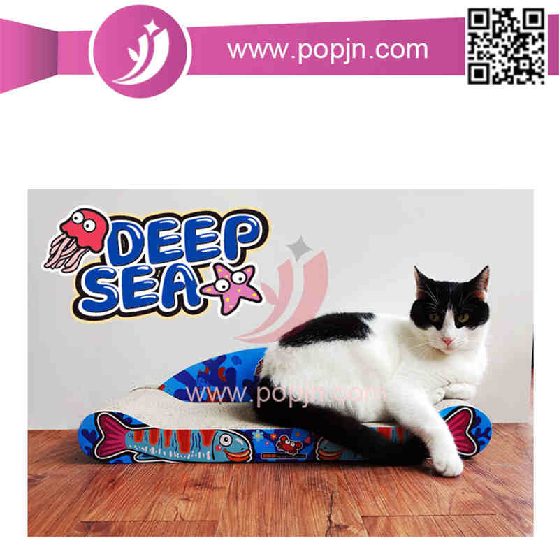 Újrahasznosítható kaparódeszka karcoló pad Lounge ágy hullámkarton macskakaró