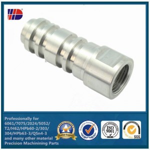 Kína cnc job shop gyár CNC precíziós megmunkálás rozsdamentes acél alkatrész