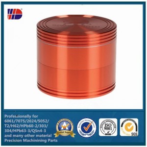 Kína cnc megmunkáló gyár precíziós maró esztergálási szolgáltatásához testreszabott alumínium alkatrész eloxált