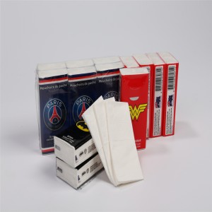 100% szűz fa pulptissue készítésű Zsebkendő arcpapír (zsebkendő papír)