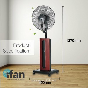 iFan-PowerPac Mist Fan léghűtés szúnyogriasztóval (IF7575) Készletek Készülékek (Elérhető Készletek)