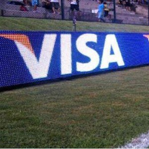 P10 Könnyű kültéri labdarúgó-stadion kerületének reklámvezető LED szalaghirdetése