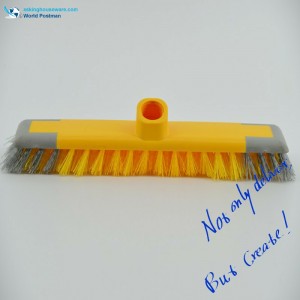 Akbrand kicsi méretű tolókefe ferde menettel keskeny menettel keskeny négyzet alakú ecsetdeszka rövid kemény PP sörtékkel