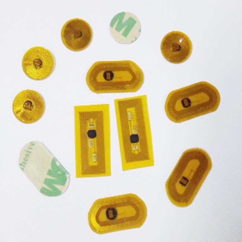Ingyenes minták Egyedi nyomtatott mini 9 mm-es programozható hf iso14443a rfid írható fpc pcb rugalmas nyomtatott áramköri kicsi beillesztésű NFC címke