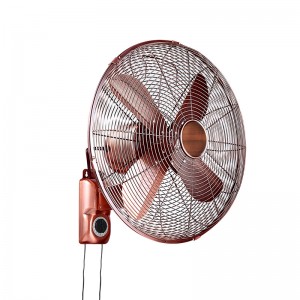 16 hüvelykes 40 cm-es fém antik dekoratív fali ventilátor