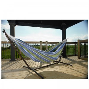Dupla brazil Corlorful függőágy - Két személyes ágy hátsó udvarra, tornácra, kültéri és beltéri használatra - puha szövött pamutszövet a kényelemhez