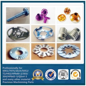 Precíziós CNC alumínium megmunkáló mechanikus alkatrészek alkatrészek