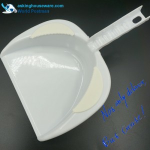Akbrand Dustpan kefekefe dekorációval a Dustpanonon