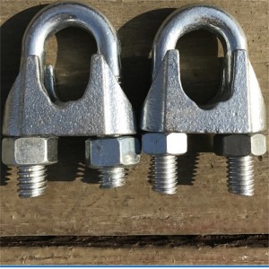 Olcsó egyedi drótkötél-klip a csatlakozáshoz