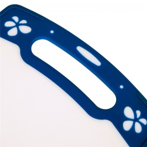 Fekete, BPA-mentes mosogatógépben való biztonságos konyhai vágódeszka fogantyúval (3 darabos készlet)