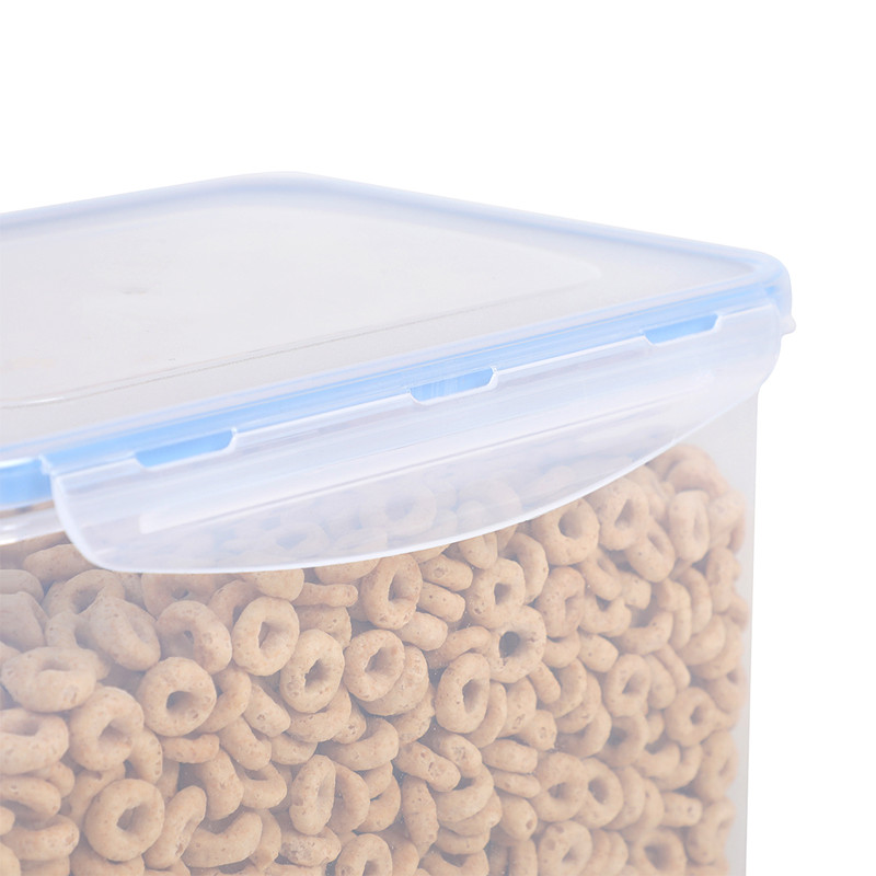 122.99 oz / 3.6L konyhai BPA ingyenes műanyag szivárgásbiztos gabona tárolóedények zárófedelekkel