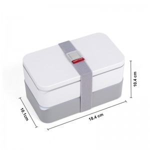 BPA ingyenes környezetbarát mikrohullámú irodai / iskolai gyermek műanyag bento dobozos gyerekek