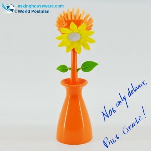 Akbrand napraforgó konyhai edénytisztító kefekészlet alagsori tartóval