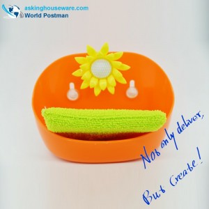 Akbrand konyhai tisztító szivacs súroló- és tárolóvödör szett szopókkal