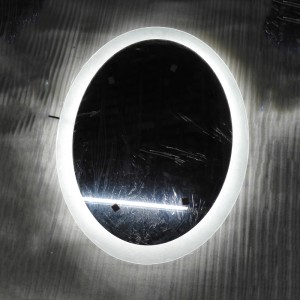 EU és USA luxus világító LED-es világítású háttérvilágítással felszerelt fürdőszoba tükör - ENE-AL-117