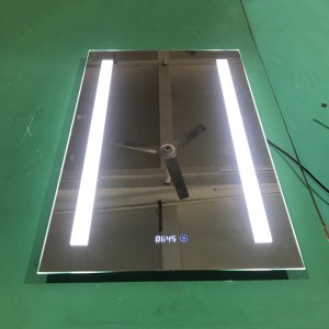 EU és USA luxus LED-es világítású háttérvilágítással felszerelt fürdőszoba tükör - ENE-AL-102