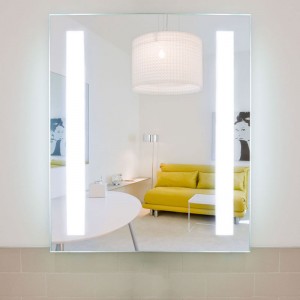 EU és USA luxus LED-es világítású háttérvilágítással felszerelt fürdőszoba tükör - ENE-AL-102