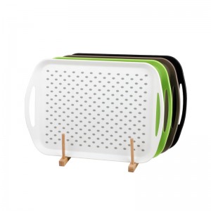 PP műanyag téglalap gyorséttermi tálalás