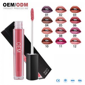 Magántulajdonban lévő magas minőségű Colorpop Matte Lipgloss folyékony rúzs OEM Lipgloss