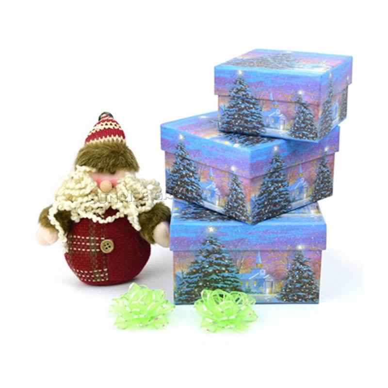 Kézzel készített egyedi forró eladású legjobb karácsonyi ajándékcsomagoló doboz gyerekeknek