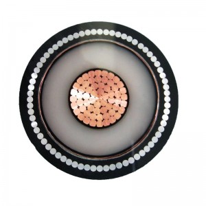 PVC szigetelésű páncélozott tápkábel MV 6 / 10KV 8,7 / 15KV 12 / 20KV 18 / 30KV