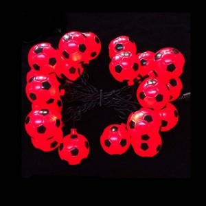 Labdarúgás LED-es golyós fények dekorációk karácsonyra / ünnepre