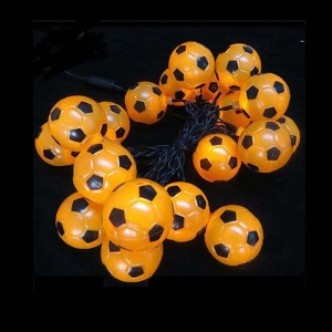 Labdarúgás LED-es golyós fények dekorációk karácsonyra / ünnepre