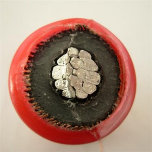 15KV 8,7 / 15KV Xlpe rézmagos MV tápkábel fém páncéllel