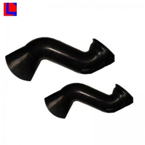 Környezetbarát FDA erősítésű szürke szilikon gumi tömlő