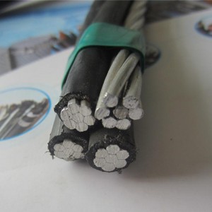 Az ABC kábelgyártók alumínium sodrott 4 magos abc sodrott kábel