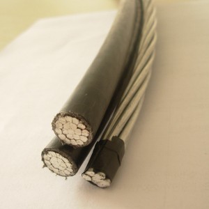 Felső 600V-os triplex szerviz cseppkábel 2AWG 4AWG 2 / 0AWG 4 / 0AWG 350MCM