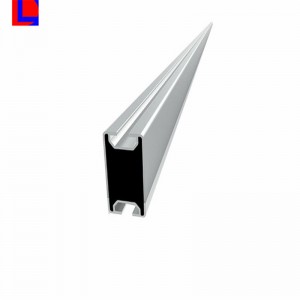 Extrudált alumínium napelemes rögzítés sínvel