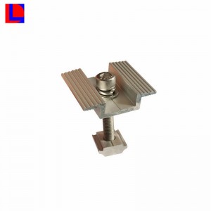 Napelem középső bilincs a napenergia rendszerhez