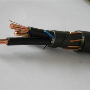 Fekete koncentrikus páncélozott kábel 16 mm-es 3 magos 6/3 AWG PVC vagy XLPE szigeteléssel